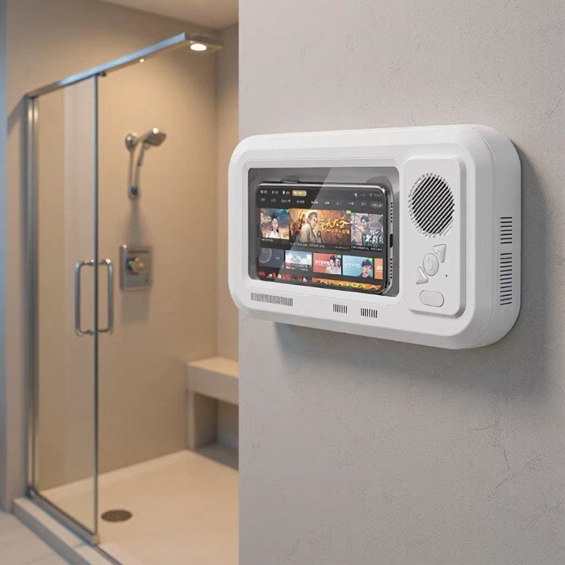 Bluetooth Speaker Waterproof - Waterproof Touch Screen Phone Holder With