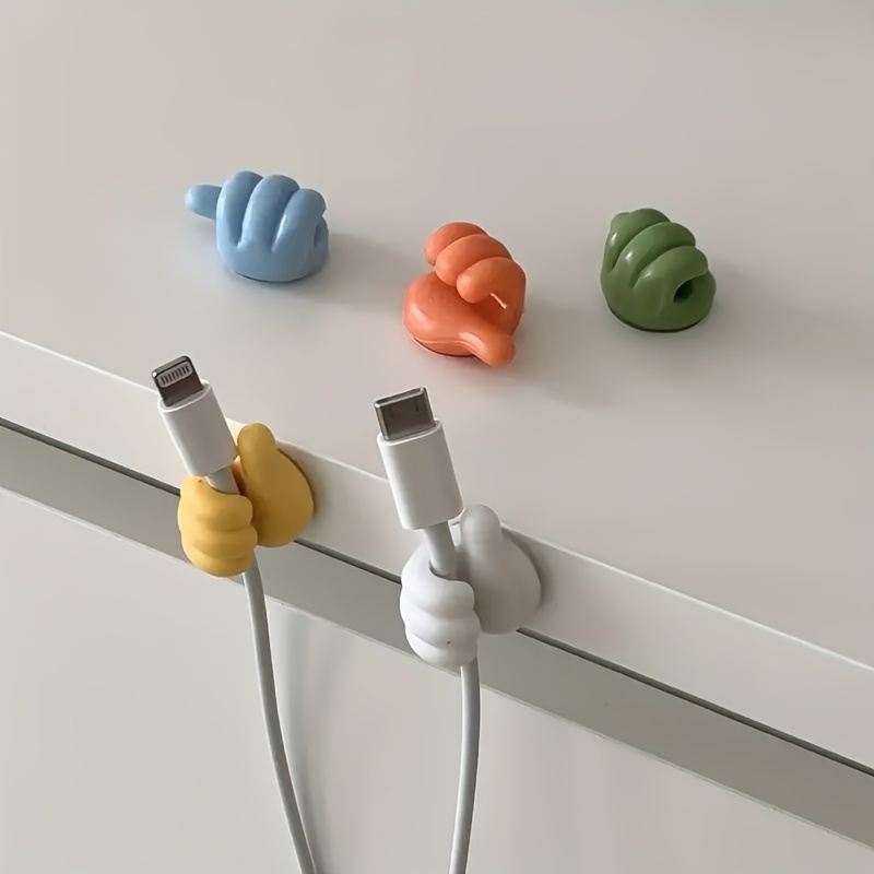 Electronics Gadgets Sale - 5Pcs Thumb-Shaped Holder Glasses Cable Power