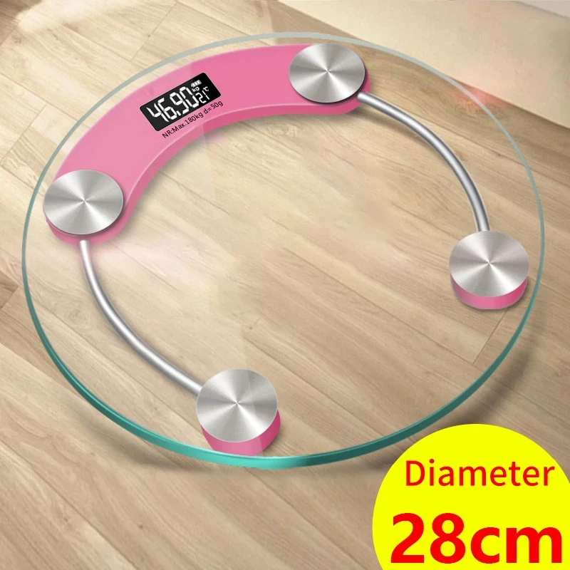 Fashion Round Weight Scale LCD - Body Fat Scale Smart ulasan dan harga