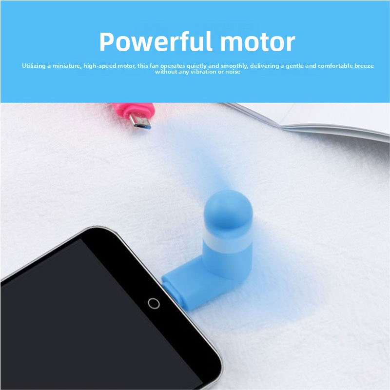 Type C Mini Phone Fan, Portabl - Electronics Gadgets Sale ulasan dan harga