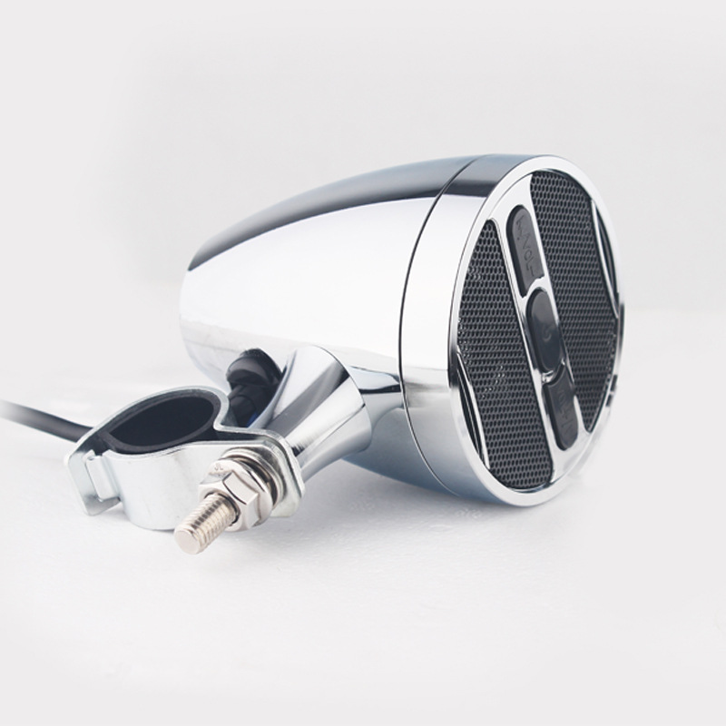 12V Full Metal Motorcycle Blue - Bluetooth Speaker Waterproof ulasan dan harga