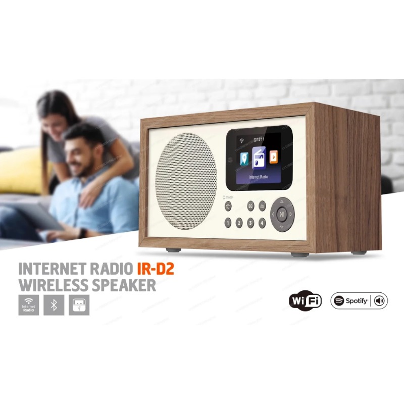 Retro Wooden Bluetooth 5.0 Clo - Digital Alarm Clock ulasan dan harga