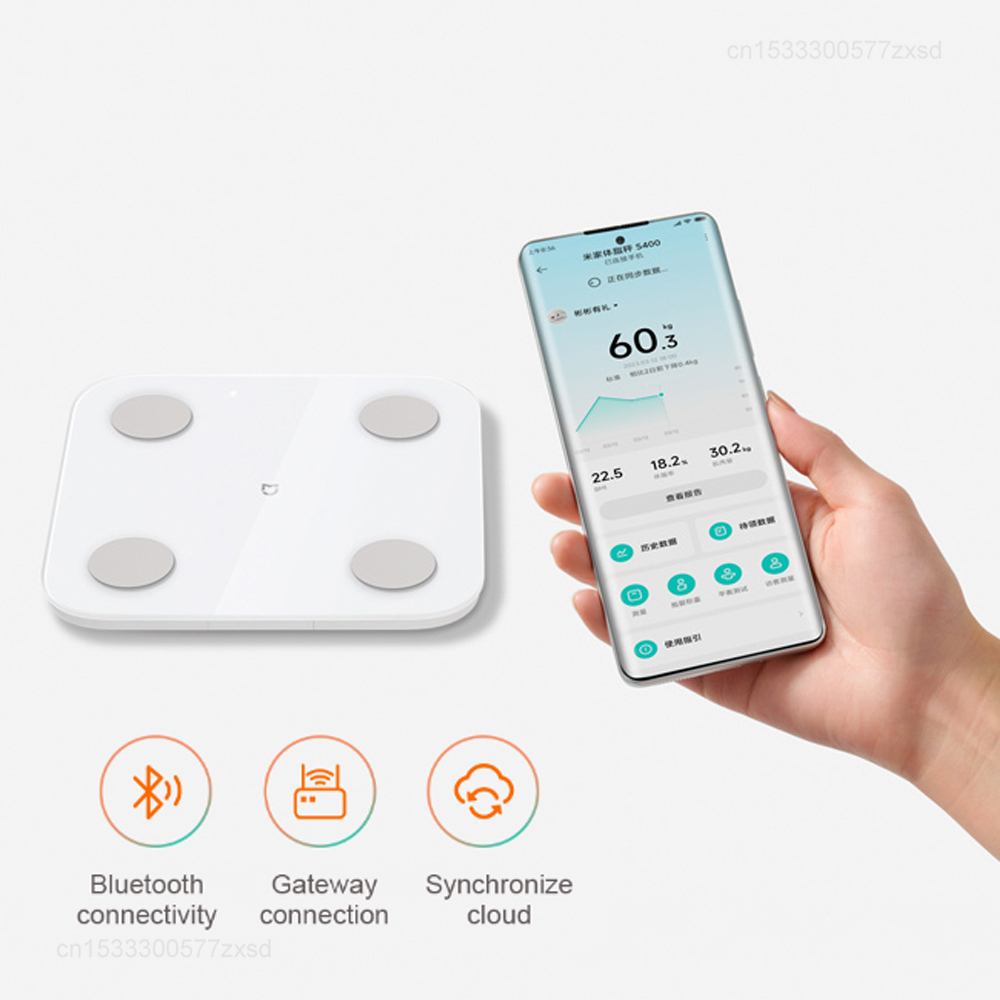 Mijia Body Fat Scale S400 Blue - Body Fat Scale Smart ulasan dan harga