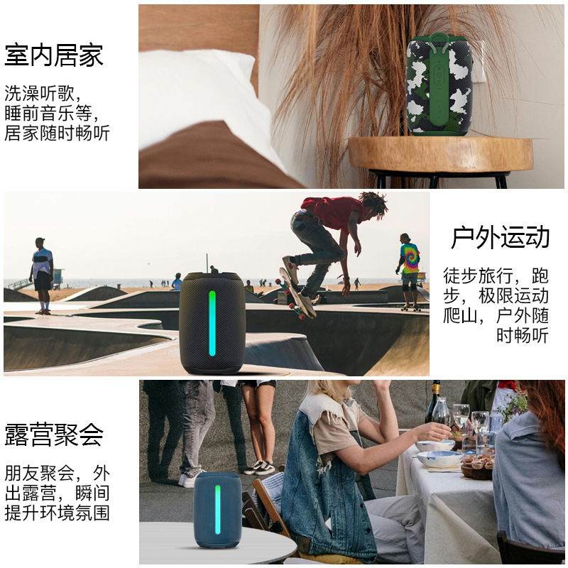 Heavy Subwoofer Smart Audio Ou - Bluetooth Speaker Waterproof ulasan dan harga