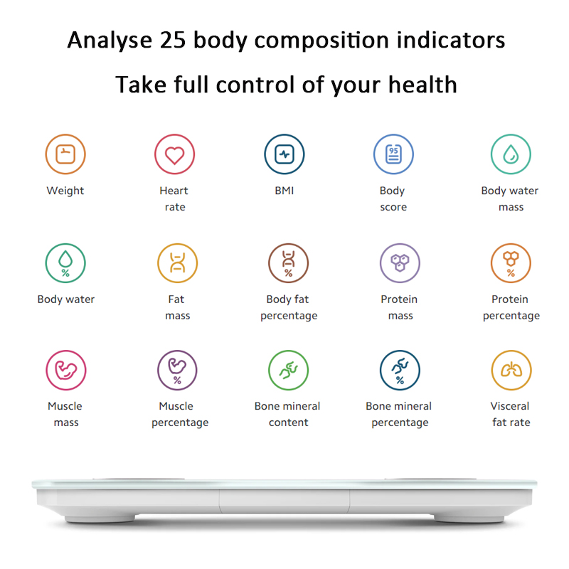 Xiaomi Body Fat Scale S400 Blu - Body Fat Scale Smart ulasan dan harga