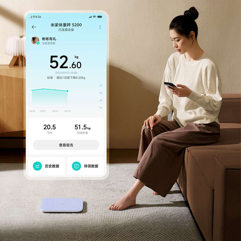 Xiaomi Mijia Weight Scale S200 - Body Fat Scale Smart ulasan dan harga