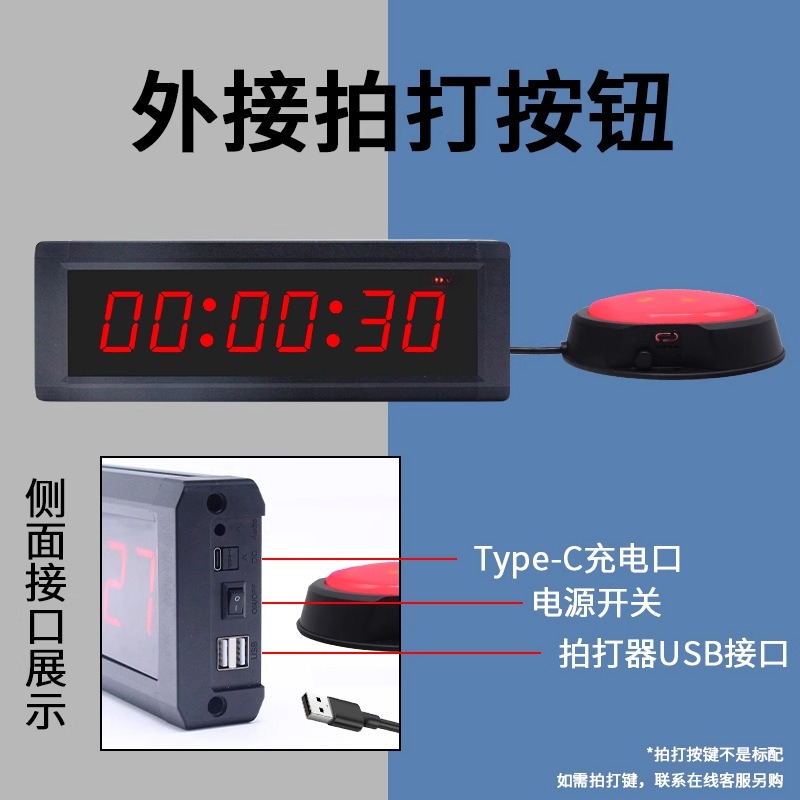 Portable Desktop Digital Alarm - Digital Alarm Clock ulasan dan harga