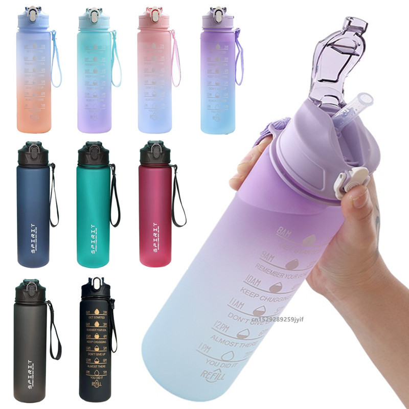 Motivational Sports Water Bott - Smart Water Bottle Tracker ulasan dan harga