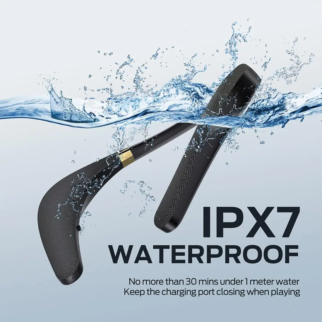 New Monster Boomerang Neck Ban - Bluetooth Speaker Waterproof ulasan dan harga