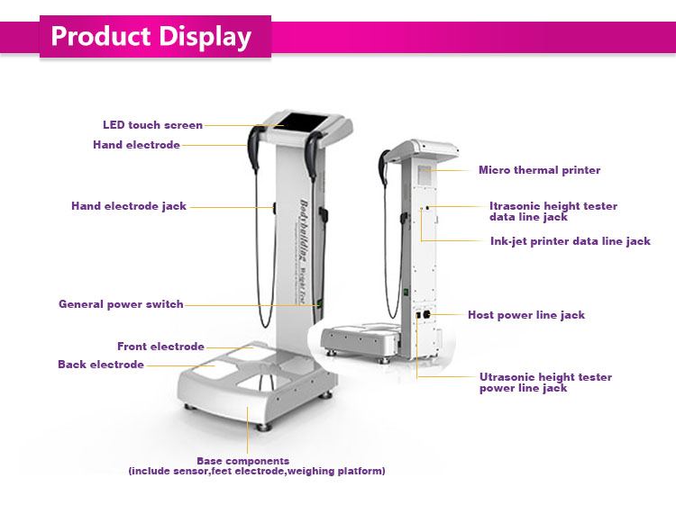 Body Composition Scanner With  - Body Fat Scale Smart ulasan dan harga