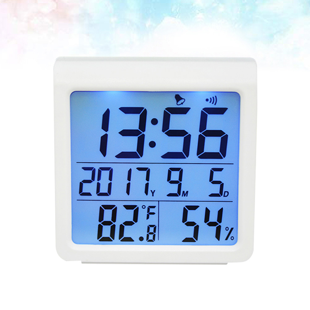 Digital Household White Backli - Digital Alarm Clock ulasan dan harga