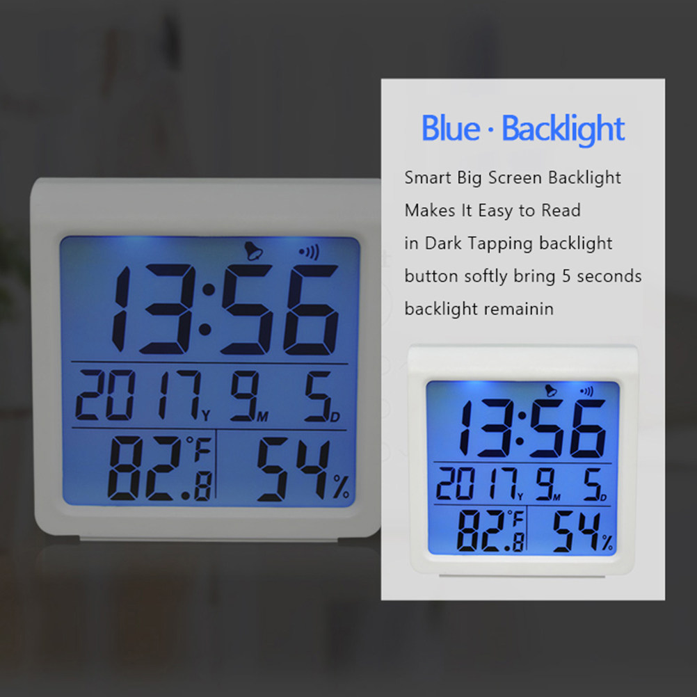 Digital Household White Backli - Digital Alarm Clock ulasan dan harga