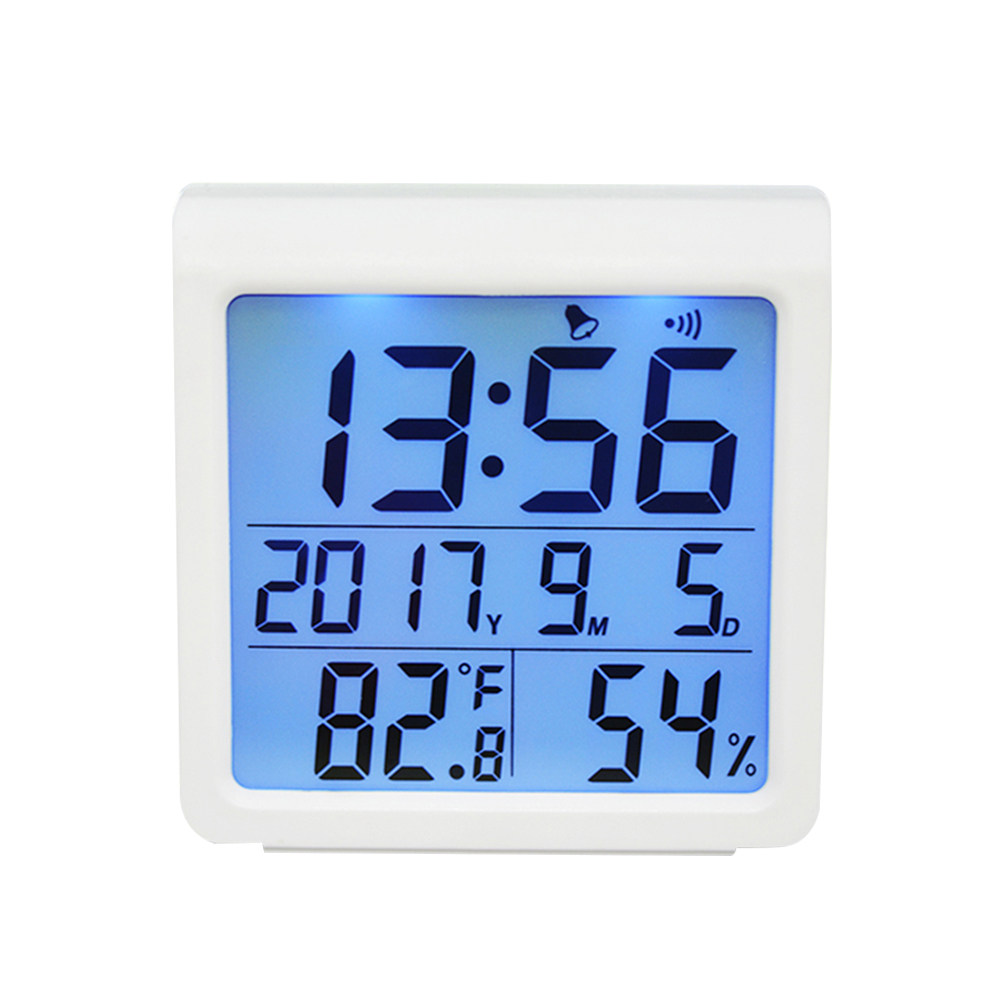 Digital Household White Backli - Digital Alarm Clock ulasan dan harga