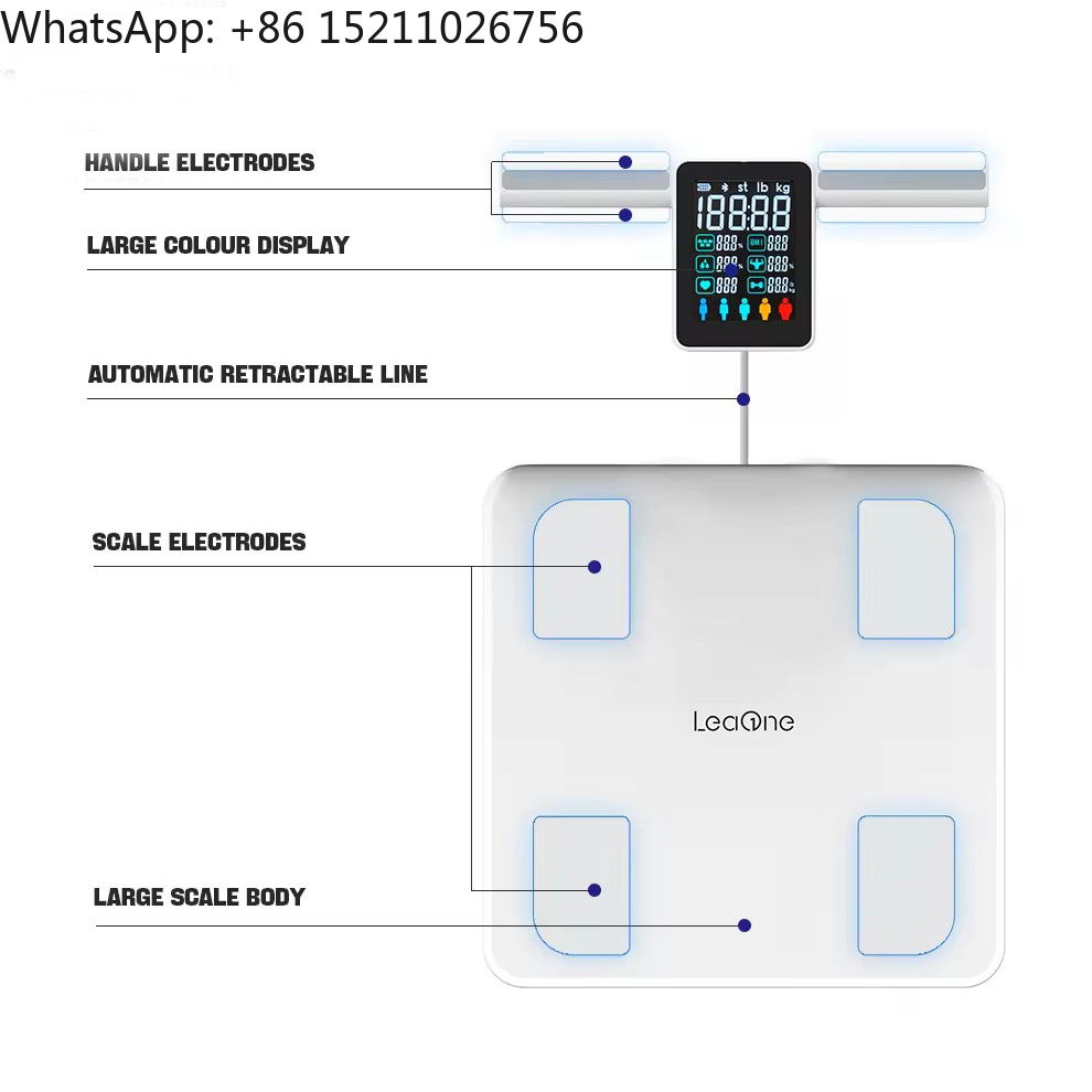 Factory 30 Body Data 8 Electro - Body Fat Scale Smart ulasan dan harga