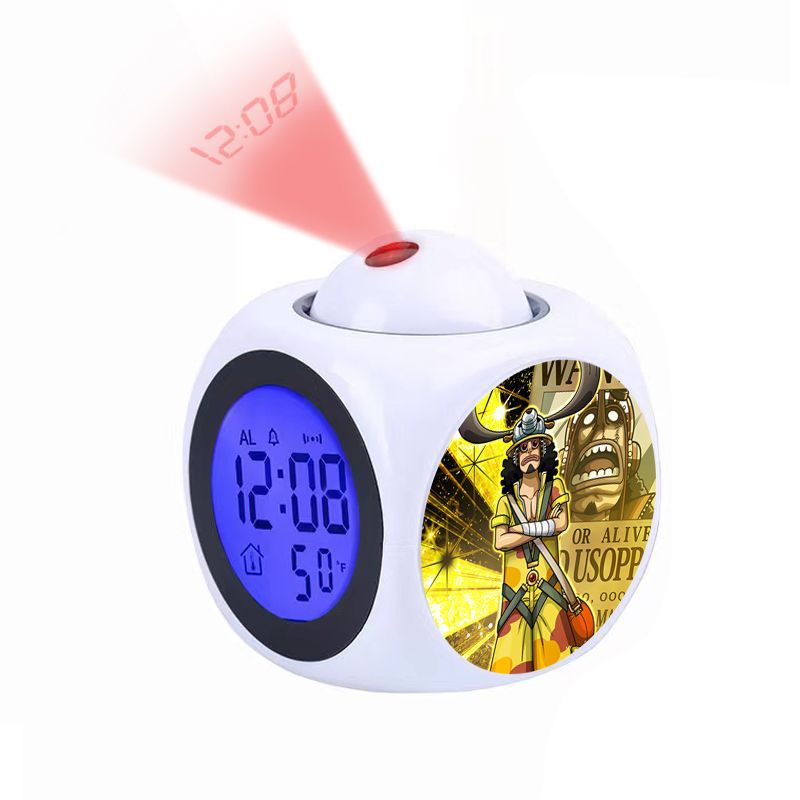 Anime One Piece Luffy Projecti - Digital Alarm Clock ulasan dan harga