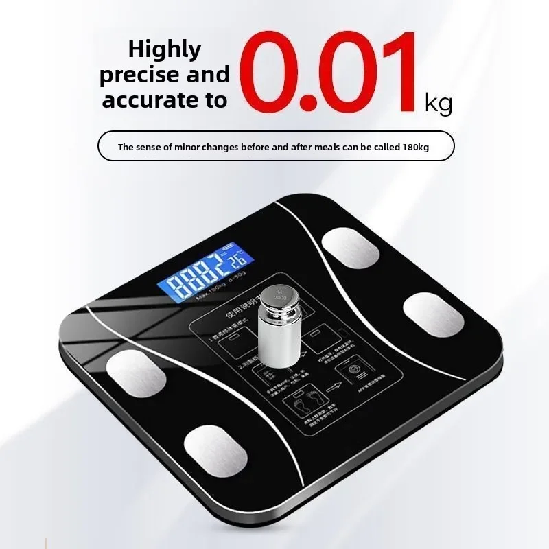 High Precision USB Rechargeabl - Body Fat Scale Smart ulasan dan harga